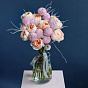 Garden Roses and Chrysanthemums Duo Bouquet
