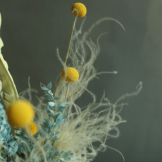 “Moon Elegy” Dried Flower Composition